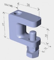 držák DZM 9 GAL.Zn Merkur  ARK-214090